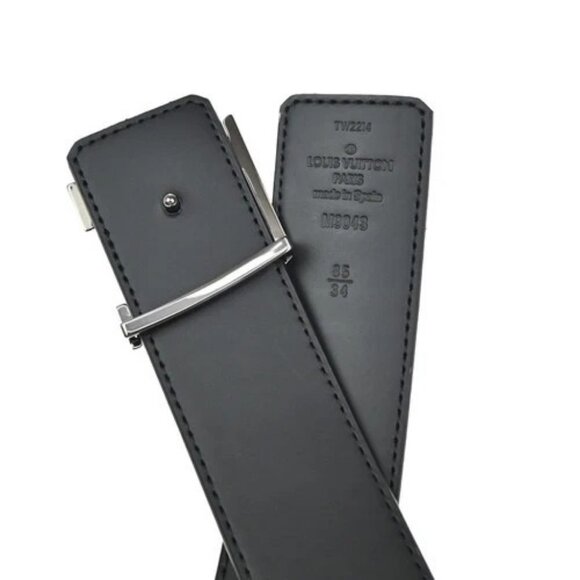 LOUIS VUITTON LV Initiales Belt 40mm 85/34 Monogram Eclipse Black M9043 70RL372 main image 10